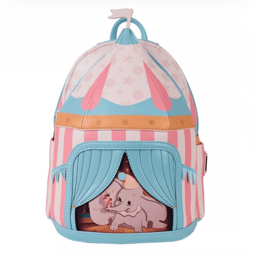 Loungefly Dumbo Exclusive Circus Tent Light Up Mini Backpack